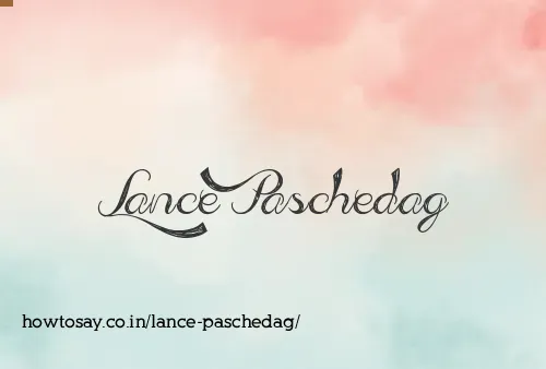 Lance Paschedag