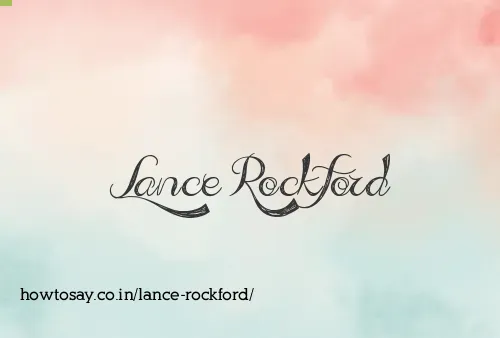 Lance Rockford