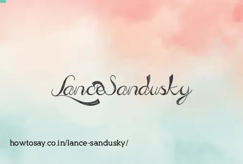 Lance Sandusky
