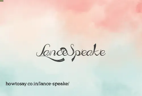 Lance Speake