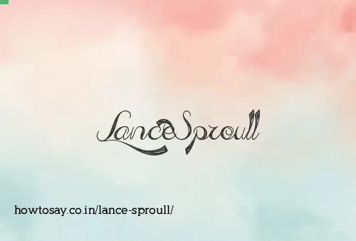 Lance Sproull