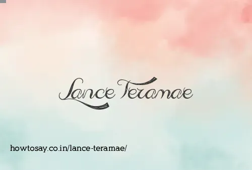 Lance Teramae