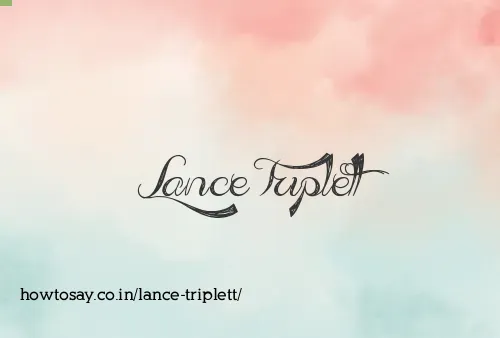 Lance Triplett