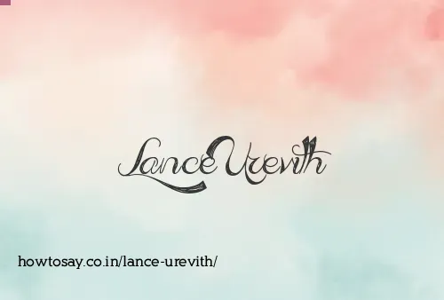 Lance Urevith