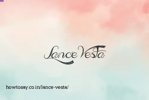 Lance Vesta