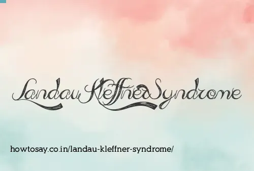 Landau Kleffner Syndrome