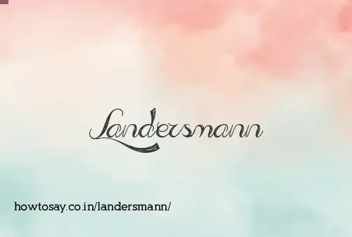 Landersmann