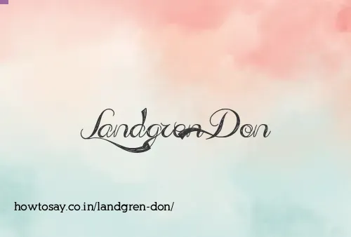 Landgren Don