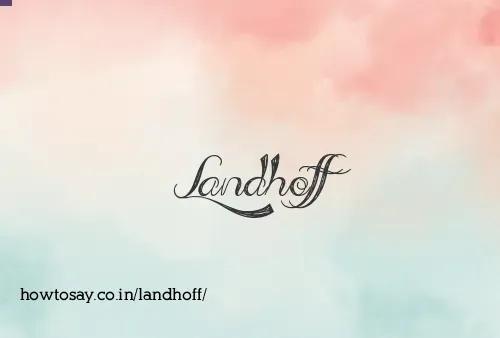 Landhoff