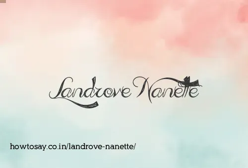 Landrove Nanette