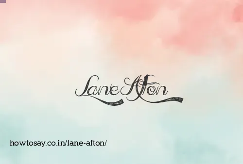 Lane Afton