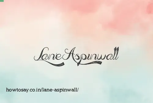 Lane Aspinwall