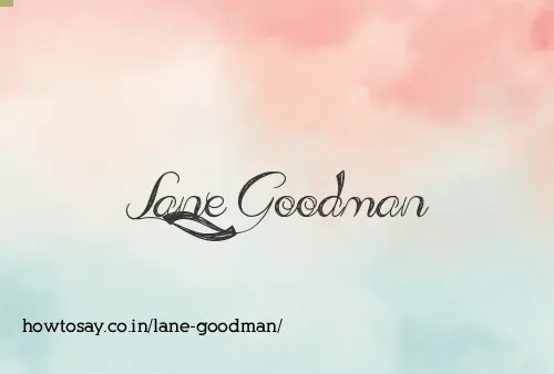 Lane Goodman