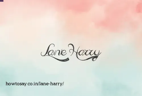 Lane Harry