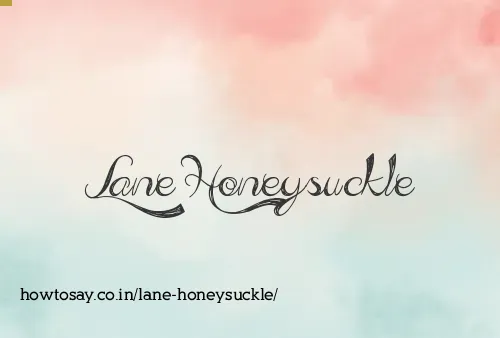 Lane Honeysuckle