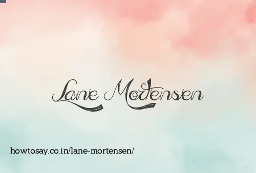 Lane Mortensen