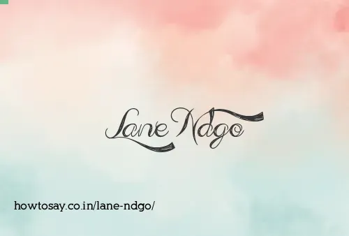 Lane Ndgo