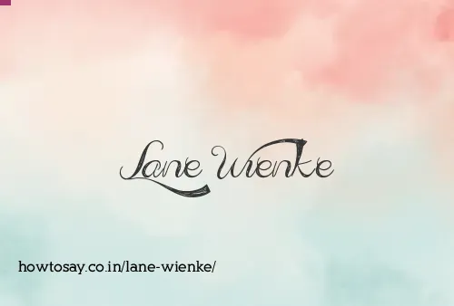 Lane Wienke