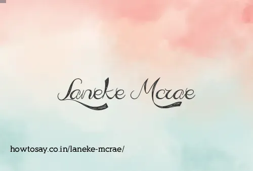 Laneke Mcrae