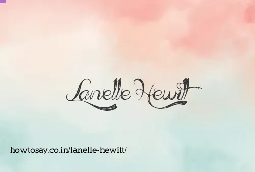 Lanelle Hewitt