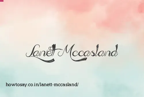 Lanett Mccasland