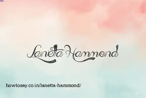 Lanetta Hammond