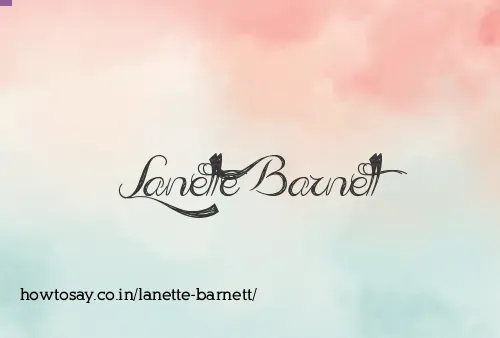 Lanette Barnett