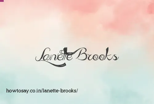 Lanette Brooks