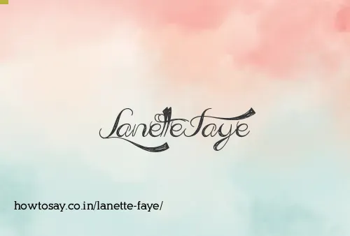 Lanette Faye