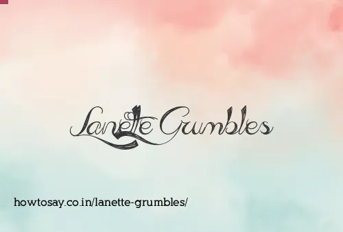 Lanette Grumbles