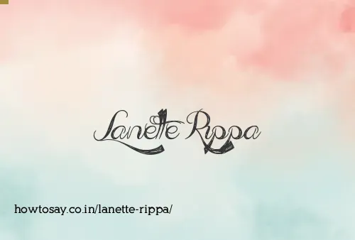 Lanette Rippa