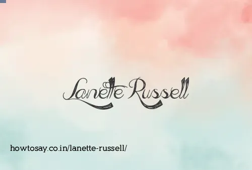 Lanette Russell