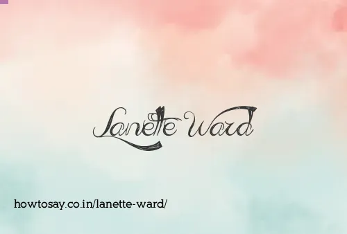 Lanette Ward