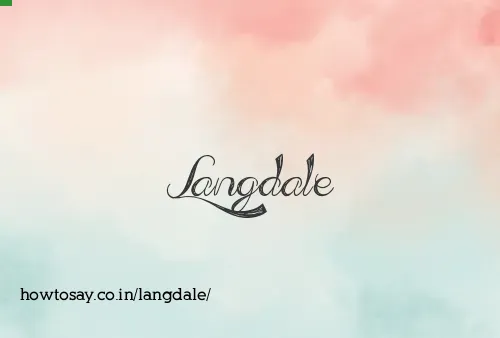 Langdale