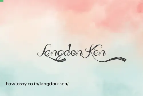 Langdon Ken