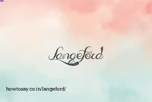 Langeford