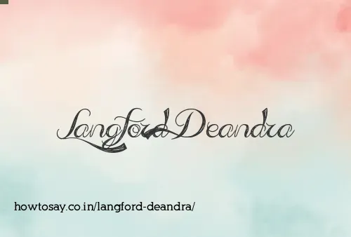 Langford Deandra