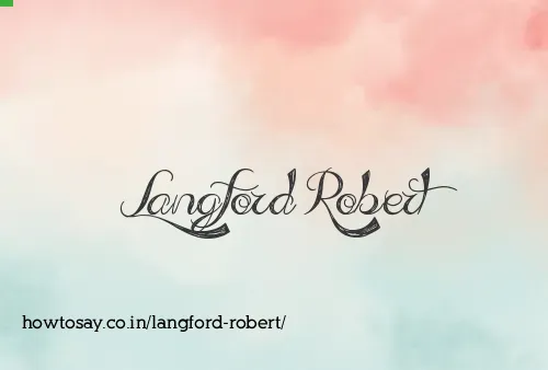 Langford Robert