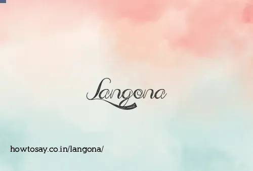 Langona