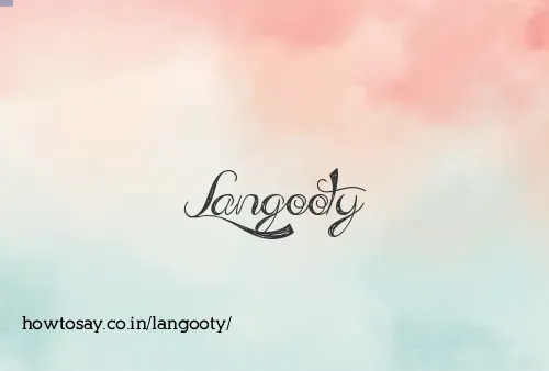 Langooty