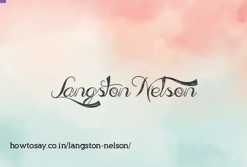 Langston Nelson