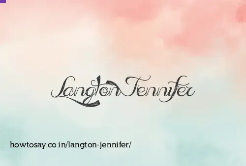 Langton Jennifer