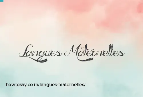 Langues Maternelles
