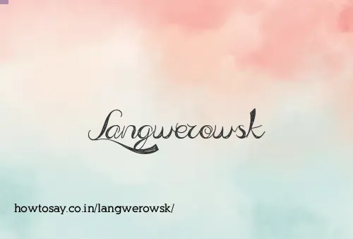 Langwerowsk