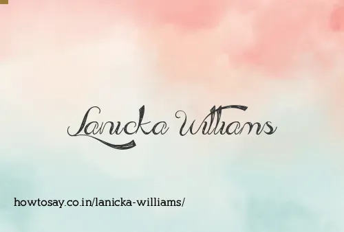 Lanicka Williams