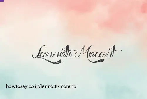 Lannotti Morant