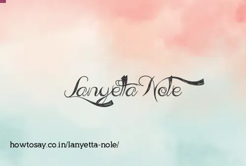 Lanyetta Nole