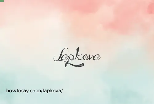 Lapkova