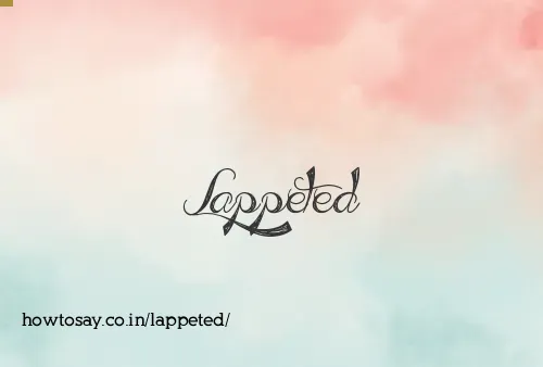 Lappeted