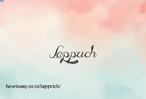 Lapprich